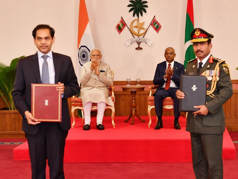 भारत और मालदीव में समझौता