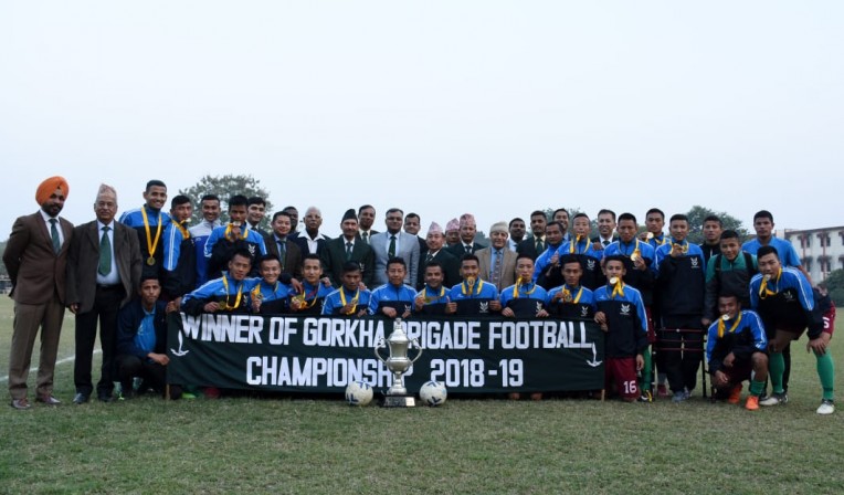 गोरखा ब्रिगेड की फुटबॉल प्रतियोगिता