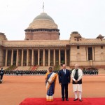 भारत में मिस्र के राष्ट्रपति का भव्य स्वागत