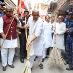 गृहमंत्री का फरीदाबाद में स्वच्छता अभियान