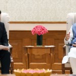 जापान के रक्षामंत्री प्रधानमंत्री से मिले