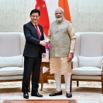 सिंगापुर के उप प्रधानमंत्री मोदी से‌ मिले