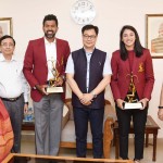 खेल राज्यमंत्री ने दिए अर्जुन पुरस्कार