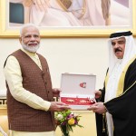 प्रधानमंत्री मोदी बहरीन में सम्मानित