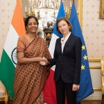 भारत-फ्रांस की रक्षामंत्रियों की मुलाकात