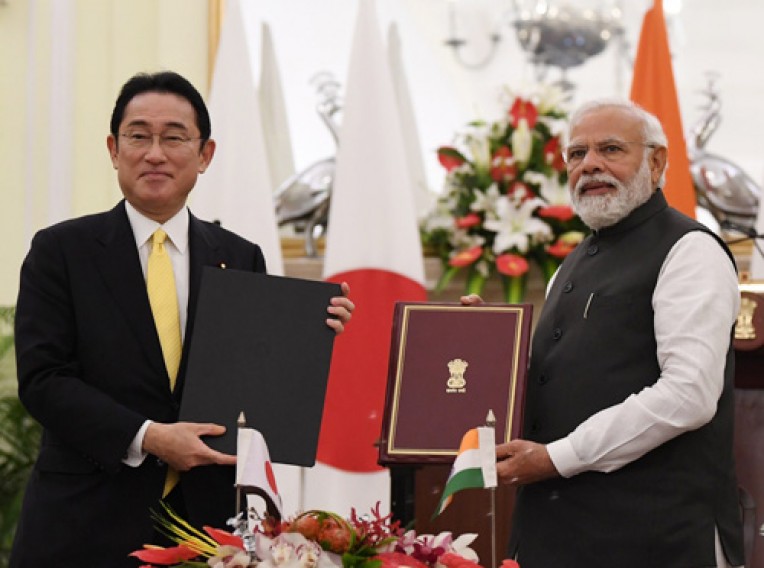 भारत-जापान में हुए समझौते