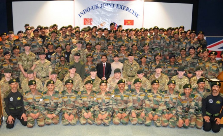भारत-यूके में अजेय वारियर सैन्याभ्यास