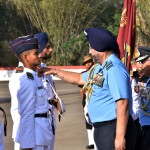 एयर चीफ ने दिए प्रशिक्षुओं को पदक