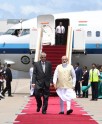 श्रीलंका में प्रधानमंत्री का स्वागत