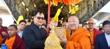मंगोलिया में बुद्ध अवशेषों का स्वागत