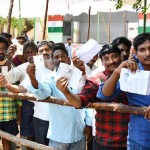 आंध्र प्रदेश के मंगलगिरी में चुनाव