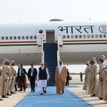 अबू धाबी पहुंचे प्रधानमंत्री नरेंद्र मोदी