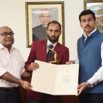 खेल राज्यमंत्री ने दिया अर्जुन सम्मान